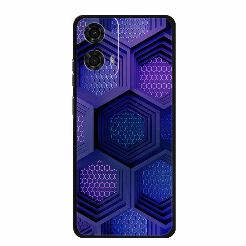Чехол для телефона Moto G24 Power Для Motorola Moto G 24 Power MotoG24Power Роскошная силиконовая задняя крышка Funda Модный ТПУ мягкий бампер