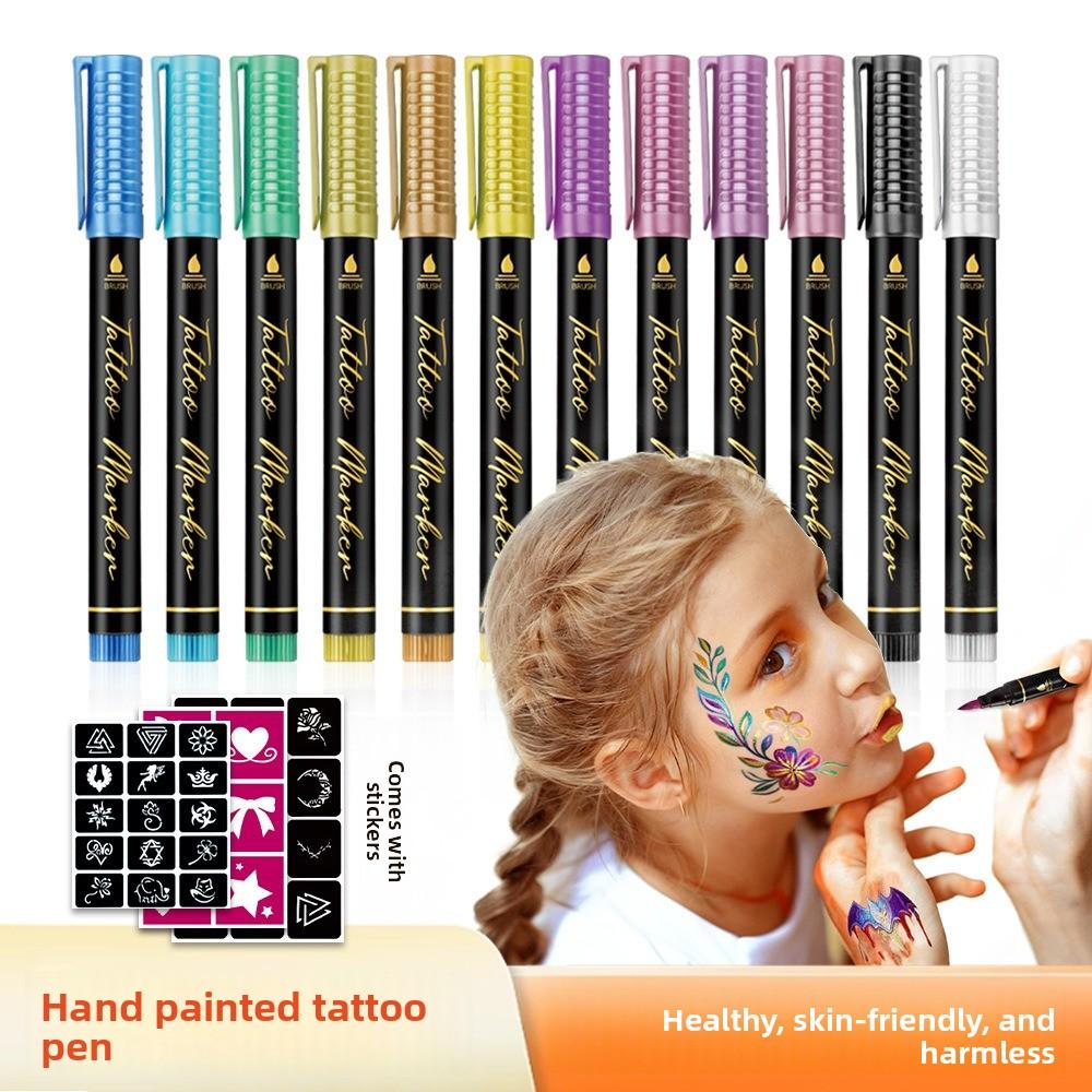 DIY Tattoo Pen Temporary Disposable Skin Painting Gifts Children's Drawing Pen