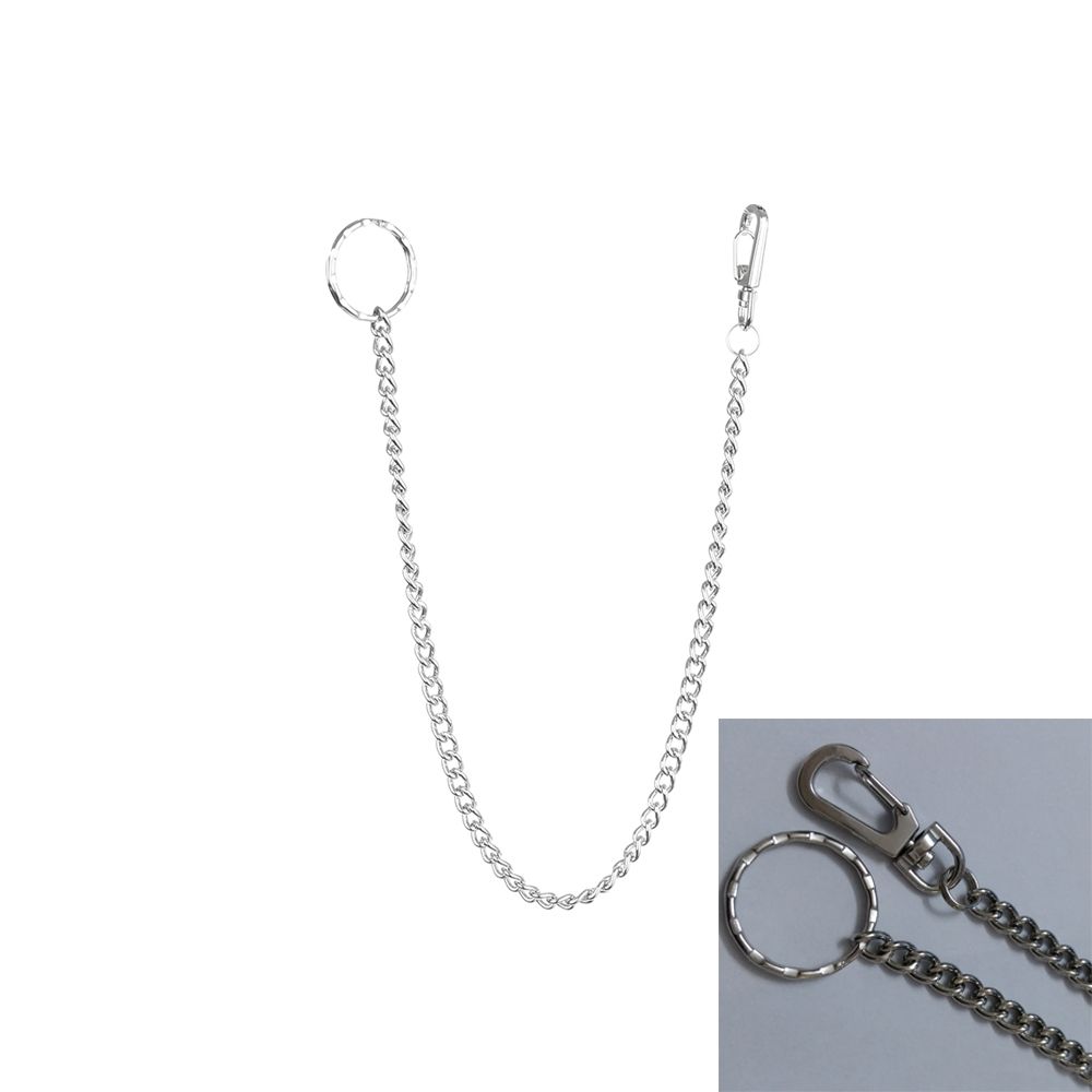 Metal Rock Punk Key Chains Clip Pants KeyChain Wallet Chain Belt Wallet Belt Chain