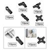 10x Tube Connector Pipe Fitting for Shelf Frame Cabinets Simplified Sheds