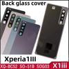 Задняя крышка для телефона Sony XPERIA 1iii Mark3 XQ-BC72 X1III XQ-BC52 SO-51B SOG03, задний корпус, замена задней панели