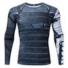 Mens Training Compression Shirt Long Sleeve Running Sportswear Outdoor Sports Menswear