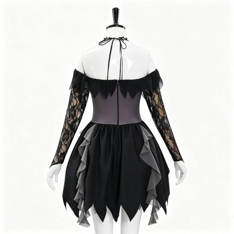 Halloween Skeleton Bride Costume Cosplay Party Stage Performance