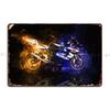 GSXR Motorcycle Metal Plaque Poster Classic Designer Wall Cave Cinema Custom Racing Motorcycle Tin Sign Poster