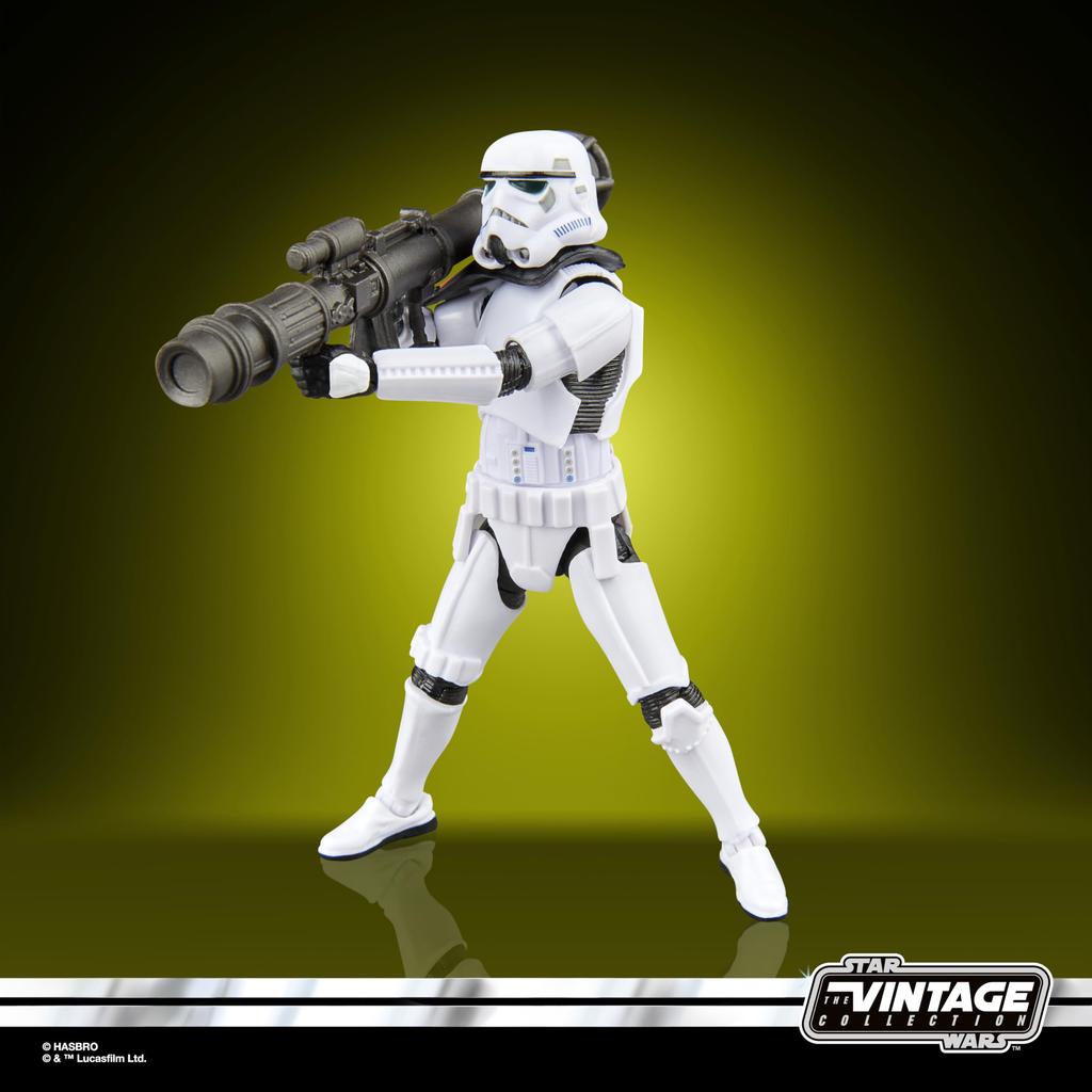 Hasbro Коллекция Звездные Войны Винтаж Штурмовик с Ракетной Установкой, Звездные Войны Джедай: Фигурка коллекционная 'Выживший' Премиум 9.5 см G0917, Оригинальная
