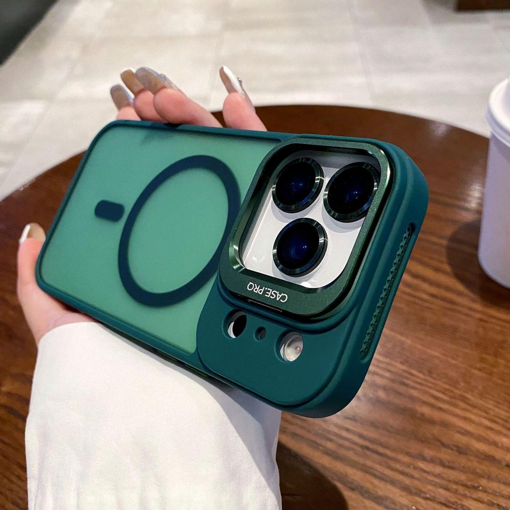 Совместим с iPhone 17 Pro Max, матовое покрытие, приятное на ощупь, магнитный держатель для линз, защитный чехол Apple 16 с защитой от падений.