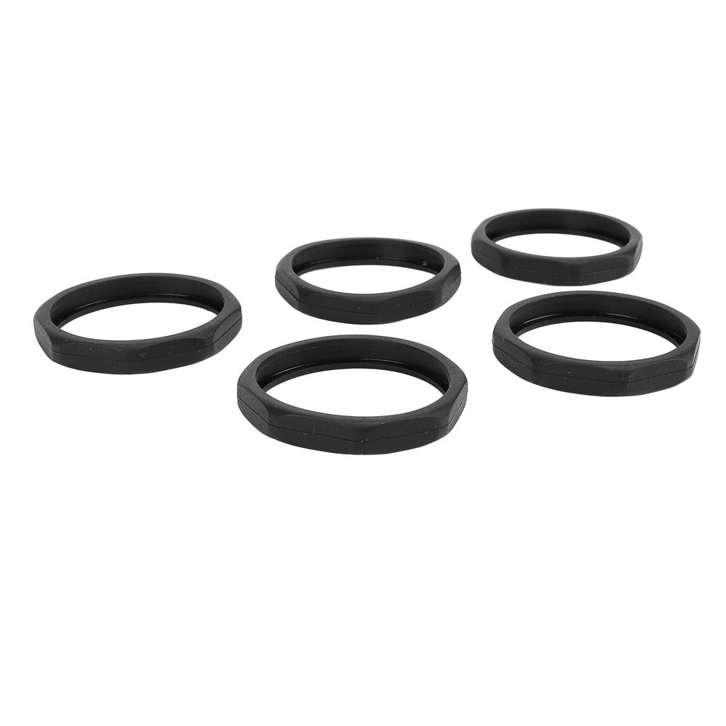 5 шт. кольцо для микрофона, противоскользящее, силиконовое, круглое, для микрофона, противоскользящее, набор для вечеринок KTV, конференций