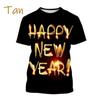 С новым годом! Лидер продаж, мужские и женские футболки с 3D-принтом, с коротким рукавом, модные повседневные футболки с рождественским рисунком, унисекс, топы, футболки