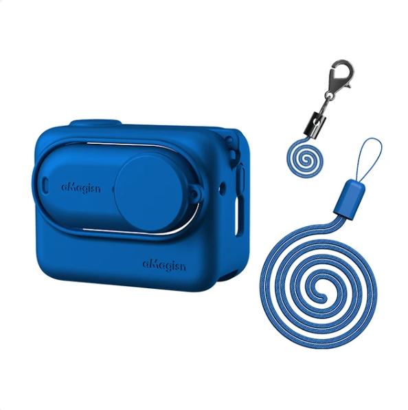 Силиконовый чехол для Insta360 Go 3, защитный чехол для экшн-камеры Insta360 Go 3 с защитной пленкой для объектива, аксессуары