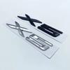 New Small GT X1 X3 X4 X5 X6 X7 ABS Emblem for BMW E36 E39 E70 E90 F10 F30 Car Trunk Nameplate Logo Sticker Chrome Glossy Black