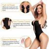 Women Shapewear Deep V-Neck Body Shaper Backless U Plunge Thong Shapers Waist Trainer Women's Clear Strap Padded Push Up Shapewear