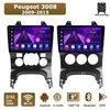 Автомобильная магнитола Android Car-Play для Peugeot 3008 2009-2015 Мультимедийный проигрыватель Головное устройство Стерео Навигация GPS BT WIFI, 8 ЯДЕР ,2+32ГБ