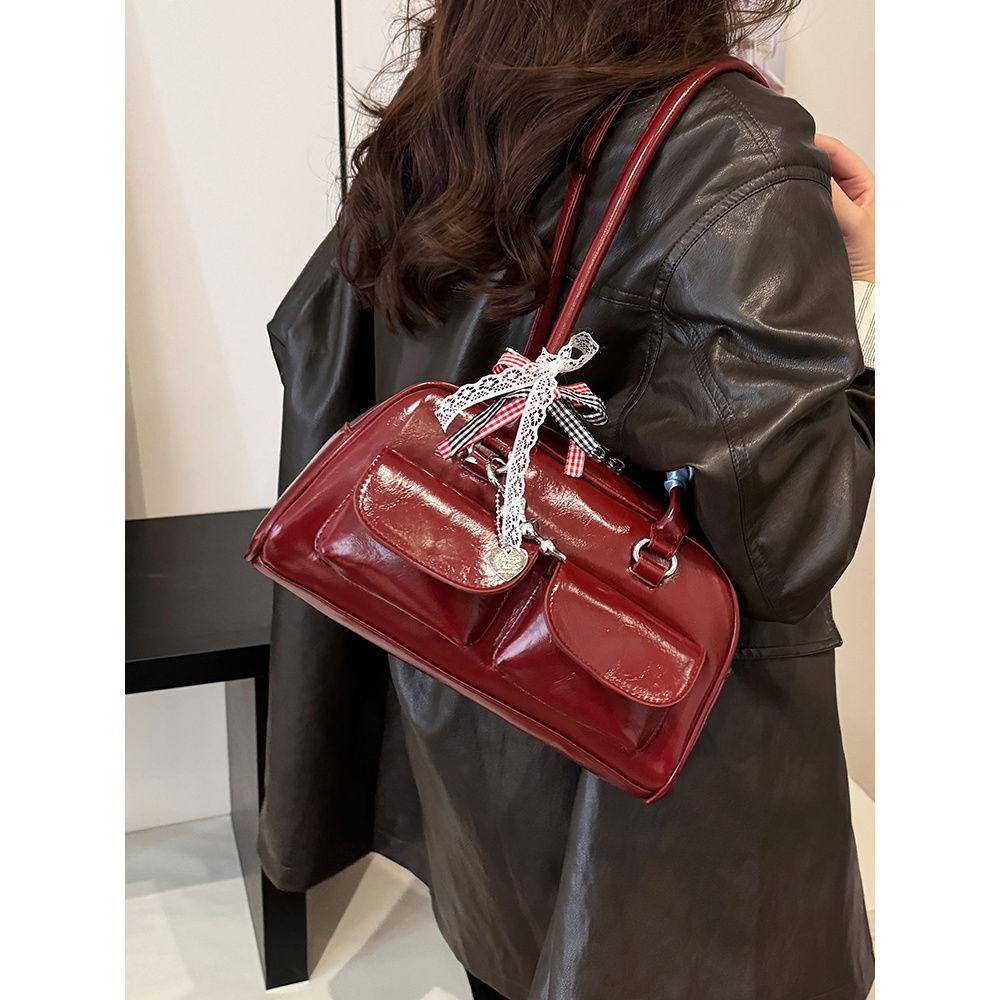 Индивидуализированная сумка Maillard для поездок на работу, женская, весна-лето 2025, винтажная, универсальная, студенческая, большой вместимости, сумка для поездок на работу, сумка через плечо