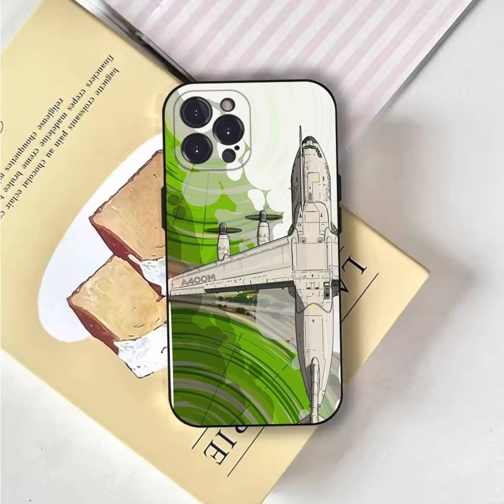 Чехол для телефона Самолет Самолет Для iPhone 6,17,16,15,14,13,12,11 Plus,Pro Max,XS,X,XR,SE,Mini,8,7, Мягкий Силикон Черный Чехол
