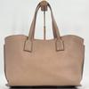 LOEWE T Shopper Сумка-тоут через плечо Crossbody Кожаная Розово-бежевая Совместима с форматом А4