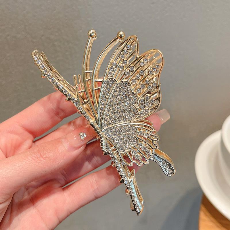 2024 Высококачественная металлическая заколка для волос в форме акулы для женщин