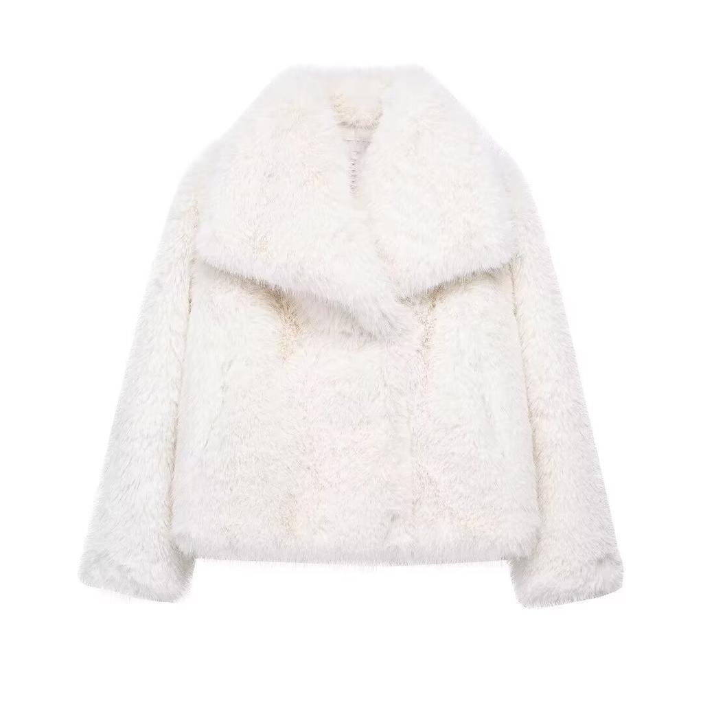 High Quality Women's Thick Lamb Wool Coat Women's Winter Fur Coat