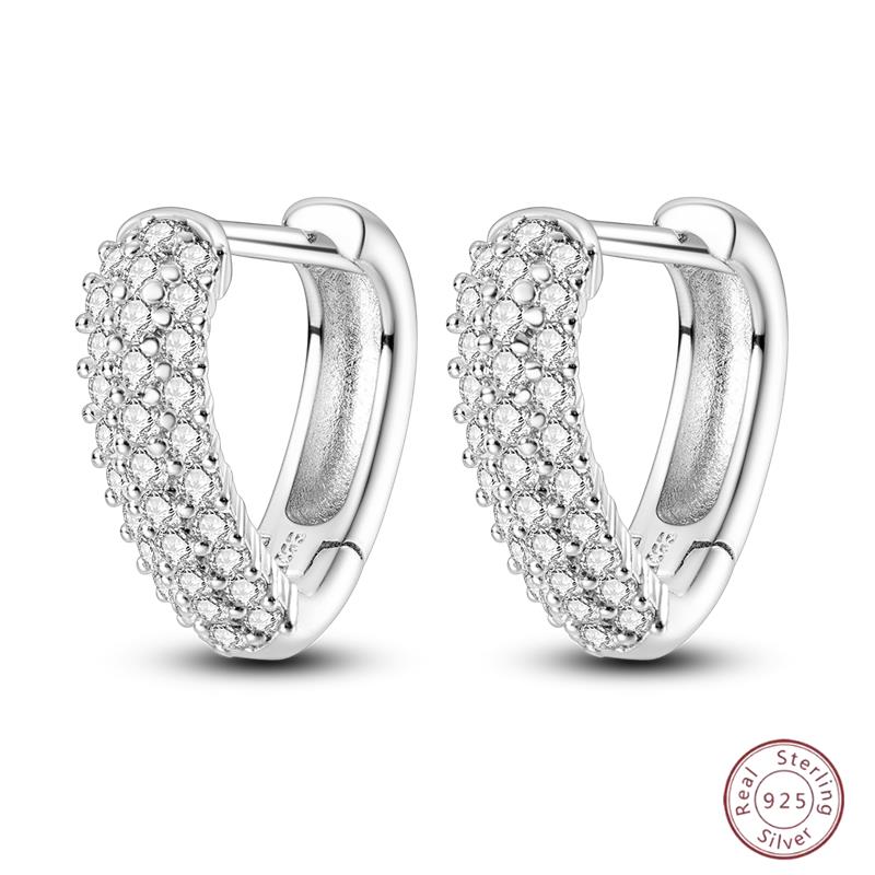 Серьги-кольца из серебра 925 пробы, минималистичные, золотые, круглые, модные, с застежкой-пряжкой с цирконием, свадебные украшения, подарок для женщин