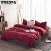   4pcs Bedding Set Sheet Set Knitted Textile Cotton Comfort Duvet Cover Set Quilt Cover