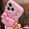 Чехол в корейском стиле со звездой и бантом для iPhone 17 Pro Max, полноэкранная защитная крышка для женщин, противоударный корпус телефона