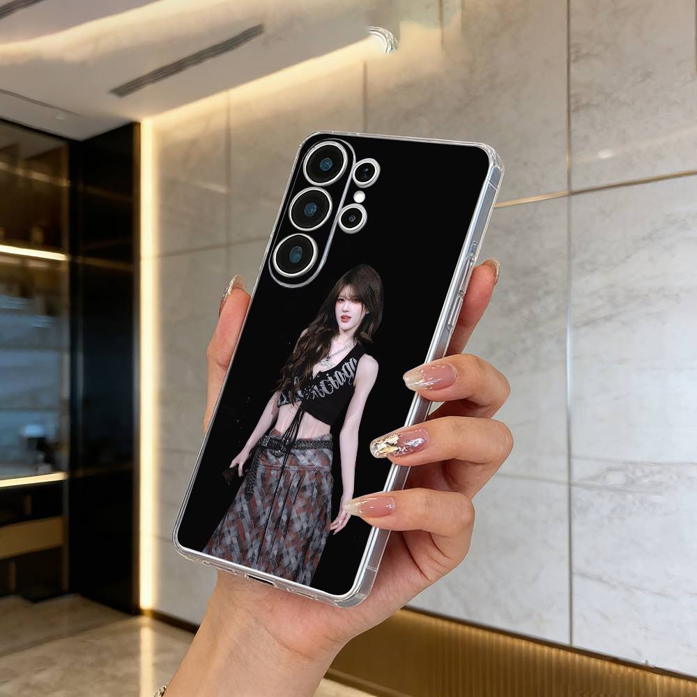 Китайская актриса-Чжао Лусы Чехол для телефона для Samsung S25, S24, S21, S22, S23, S30, Ultra, S20, Plus, Fe, Lite Прозрачный чехол