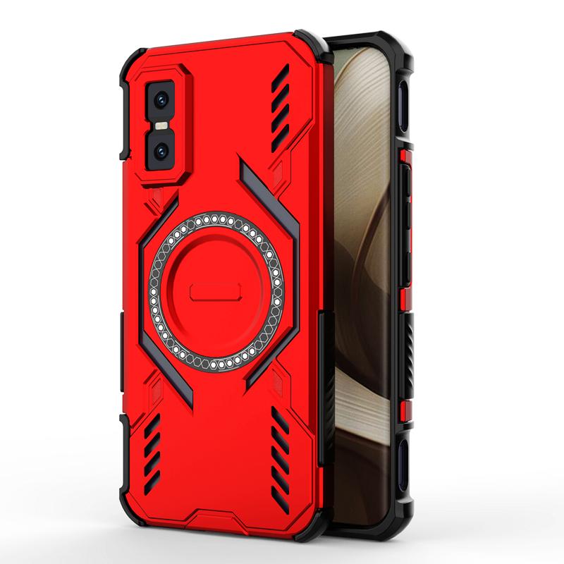 KEYSION Полый чехол с теплоотводом для Infinix GT 30 Pro 5G TPU+PC Магнитное охлаждение Ударопрочный чехол для телефона для Infinix GT 30