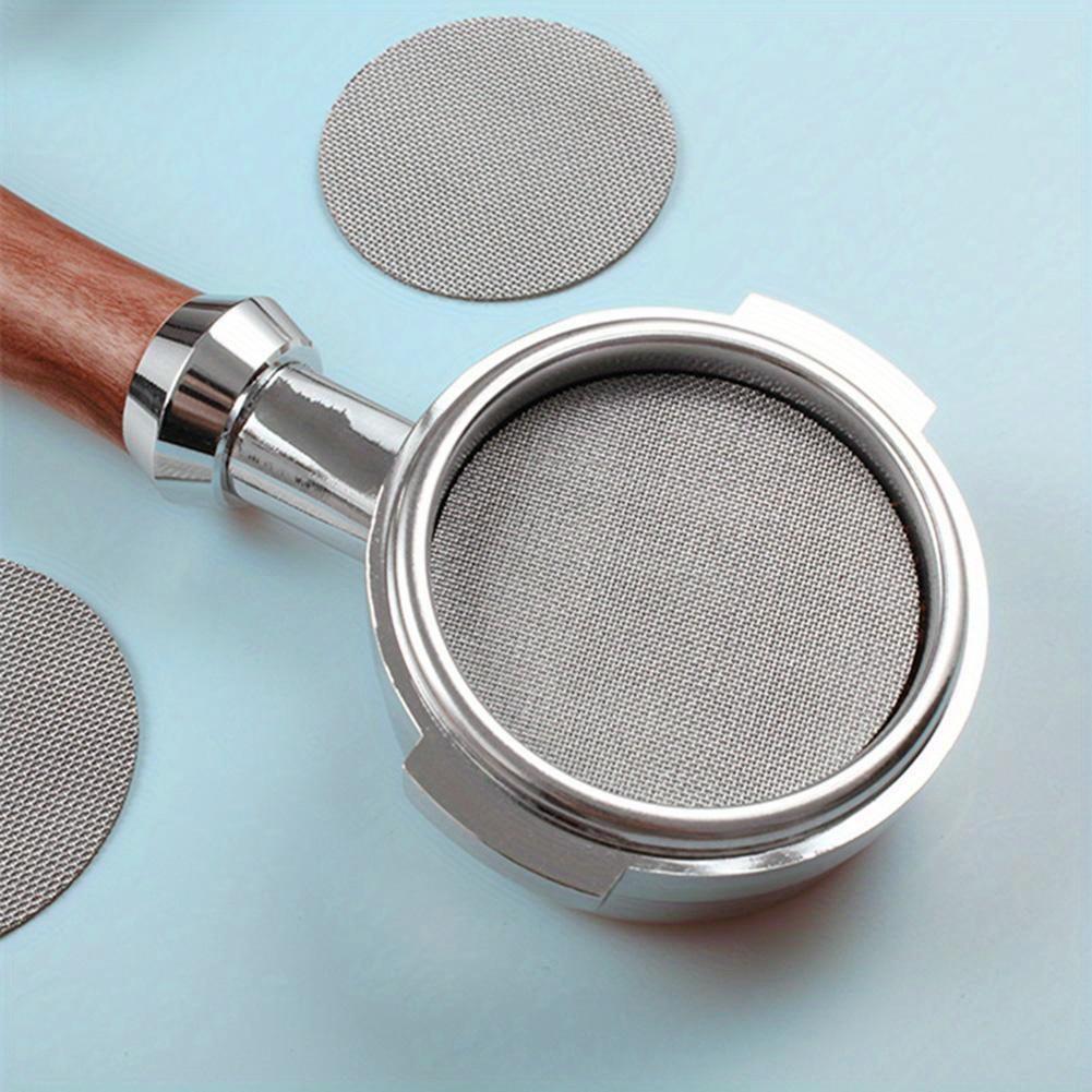 1 шт., 51/53,5/58,5 мм, сменная пластина для кофейного фильтра, сетчатый фильтр с обратной промывкой, портативный фильтр для кофемашины, ручка, экран шайбы