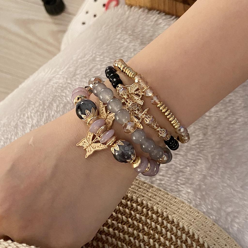 Популярный модный браслет из бусин, богемный браслет-бабочка