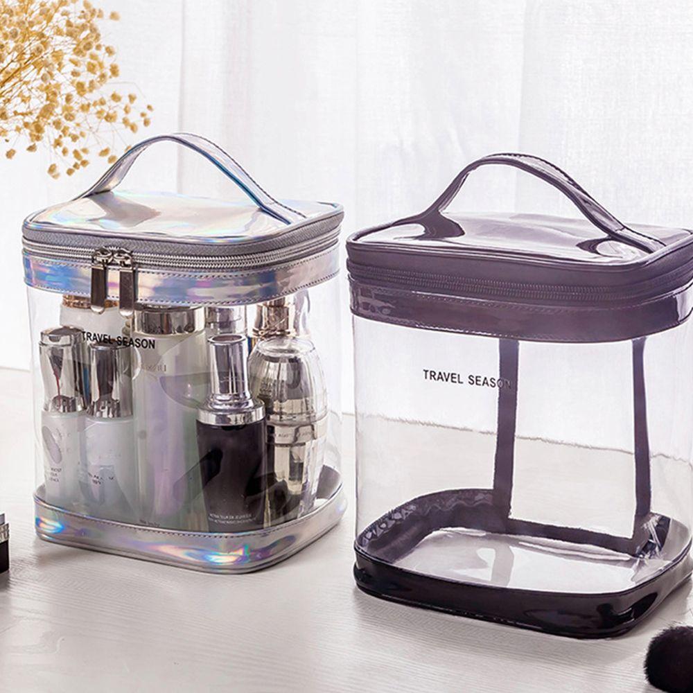 Capacity Wash Pouch Waterproof Storage Bag Toiletry Bag Transparent Makeup Bag PVC Cosmetic Bag