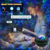 New WiFi  Smart  Star  Projector Ocean Wave Starry Sky Night Light Nebula Atmospher Lamp Blueteeth USB Music Player