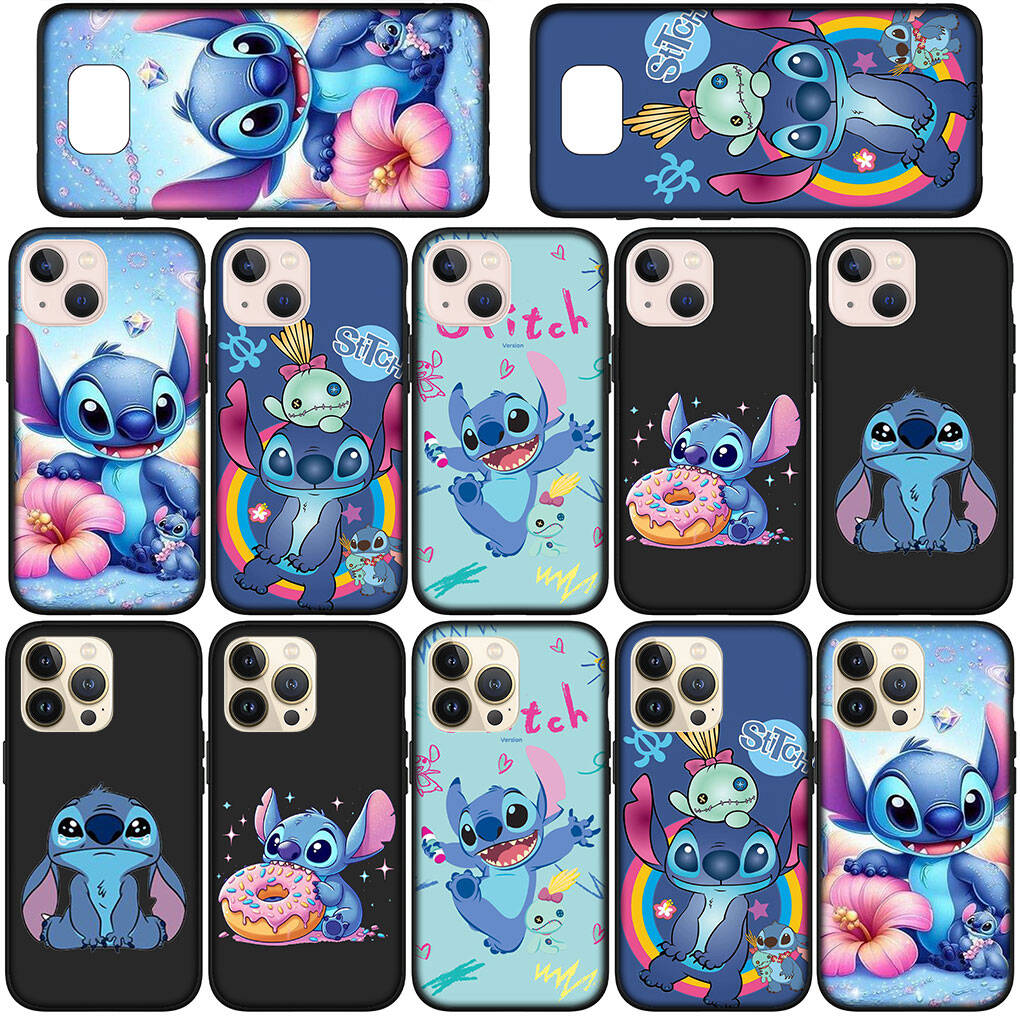Phone Case for Samsung Galaxy S25 S23 S22 S21 S24 Ultra FE A05 A06 A15 A16 A36 A37 A35 A54 A55 A56 A57 A25 A26 A53 A17 Cartoon Lilo Cute Stitch Cover
