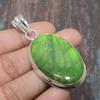 Lovely Green Labradorite Gemstone Handmade Jewelry Solid 925 Sterling Silver Pendant