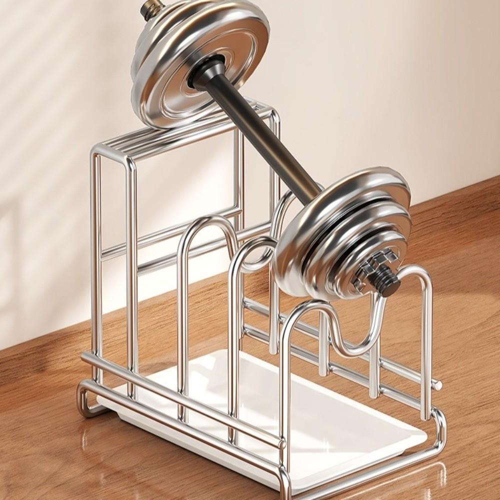 Rustproof Cutting Board Holder Stainless Steel Pot Lid Stand New Pot Lid Rack For Cabinet