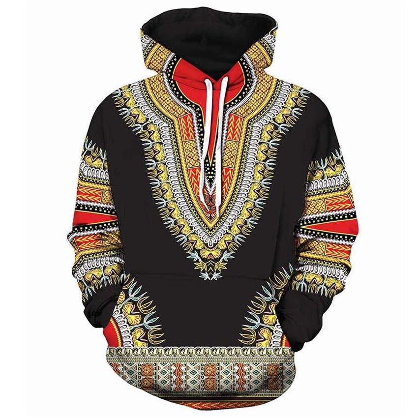 Новая африканская толстовка с капюшоном Tribal Dashiki 3D Print для мужчин и женщин, уличная одежда, толстовки с капюшоном, свободные свитера, толстовки с капюшоном для детей, топы, одежда
