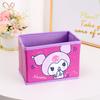 Hello Kitty Kuromi Cinnamoroll My Melody Узор Складной Настольный Органайзер для Хранения для Макияжа и Канцелярских Товаров