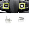 Серебристый для BMW 1 3 4 5 6 7 серии F10 F11 F20 F30 F34 F36 F07 F01 F02 Автомобильная многофункциональная кнопка управления рулевым колесом