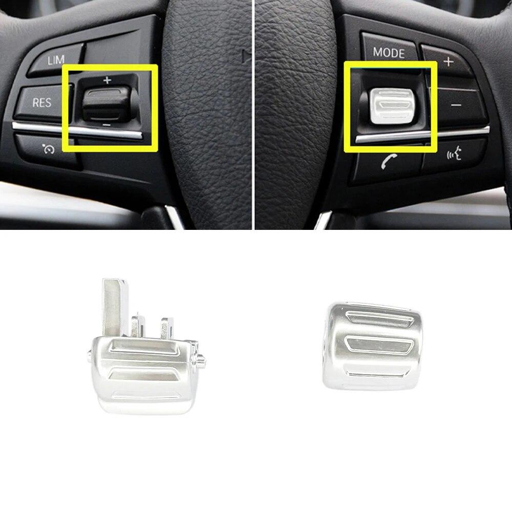Серебристый для BMW 1 3 4 5 6 7 серии F10 F11 F20 F30 F34 F36 F07 F01 F02 Автомобильная многофункциональная кнопка управления рулевым колесом