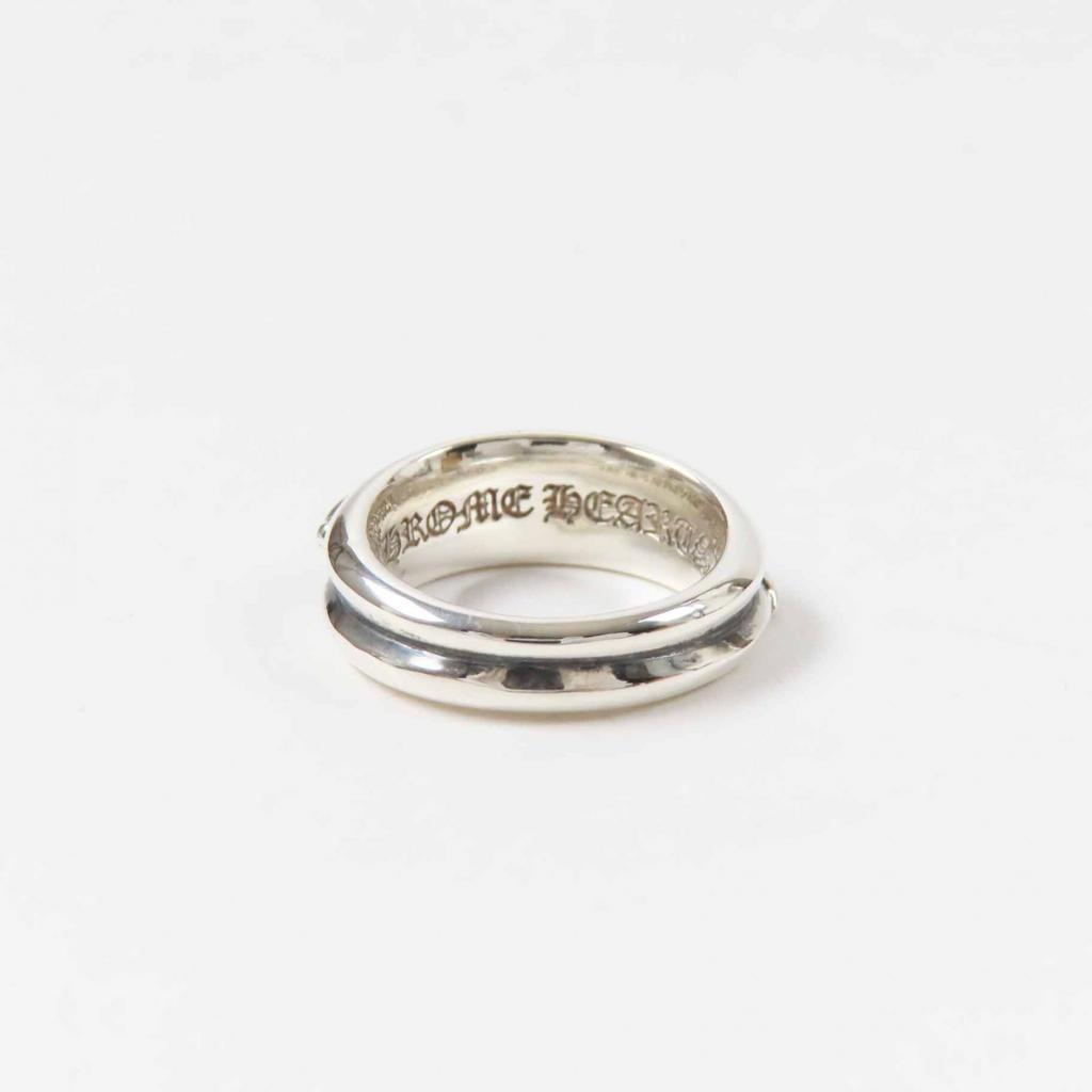 Excellent CHROME HEARTS Ring Half Classic Dagger Ring Silver SV925 Women Used