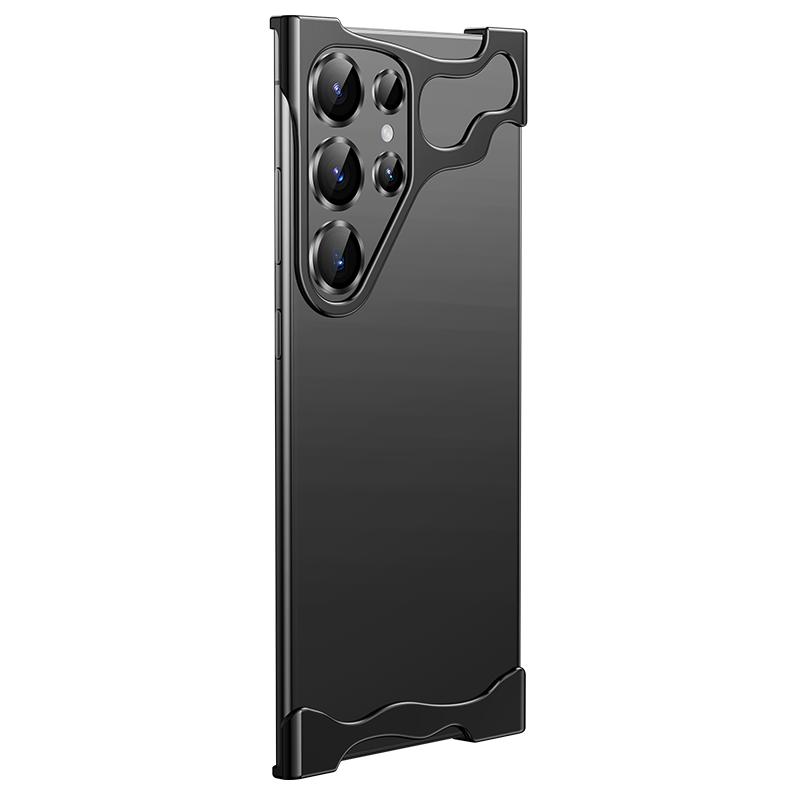 Металлический нестандартный чехол-бампер из титанового сплава для Samsung Galaxy S23 Plus S24 S25 Ultra, угловые накладки, защитная пленка для объектива