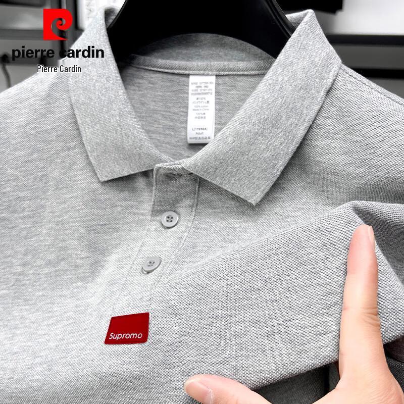 Pierre Cardin Мужская футболка-поло с коротким рукавом из гребенного хлопка