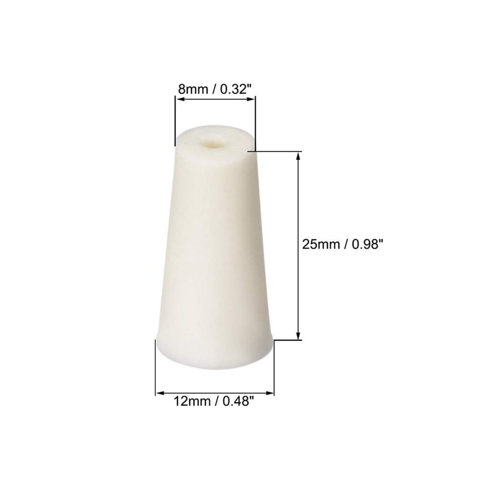 Бежевые силиконовые заглушки 8-12 мм силиконовая резиновая пробка для колбы пробка для пробирки