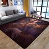 Twelve Constellations Printed Carpet Household Rug Children's Room Living Room Chair Bedside Modern Simple Floor Mat Kawaii Rug