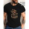 Men's Casual Crew Neck T-Shirt with I Don't Age, I Gain Value Print - 100% Cotton Regular Fit Short Sleeve Tee, Slight Stretch Geometric Pattern,