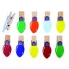 Mini Wooden Clothespins Tealights 5.5 Cm 10 Pieces