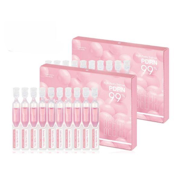 Medicube PDRN Pink One Day Brightening Serum Skin Tone Booster Set 2 Boxes (15ml Each)