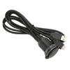 1m Dual Ports Car Flush Mount Cable Dashboard USB2.0 Male To Female Type C 2.0 Cable with LED Light