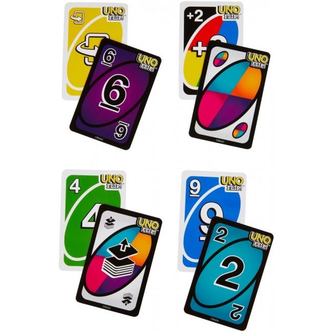 Uno FLIP! Family Card Game, with 112 Cards, Makes a Great Gift for 7 Year Olds and Up