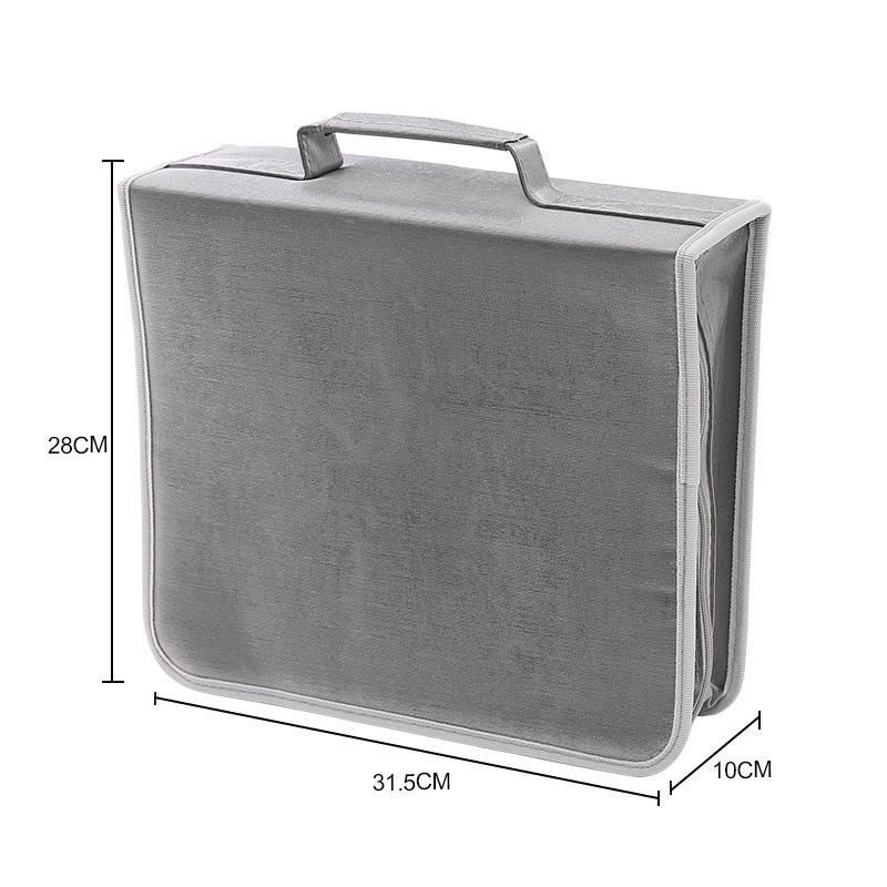 Сумка для хранения 128 CD/DVD Blu-ray дисков из мерсеризованной ткани