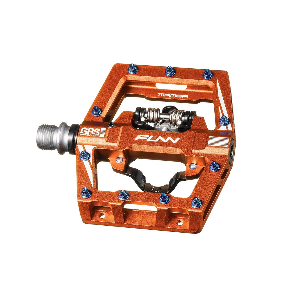 Funn Mamba S Binding Pedal Single Side SPD Compatible Mountain Bike Pedals Single Side Flat Pedals Suitable for Mountain BMX Gravel Bicycle Pedals - -