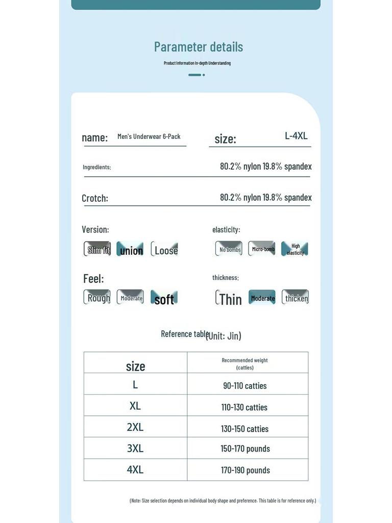 MIIOW Мужские антибактериальные модальные трусы-боксеры 7A